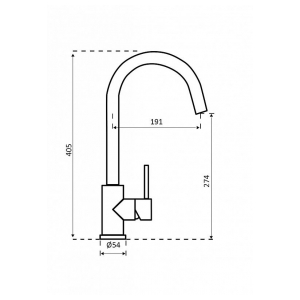 Смеситель Reginox Cano PVD Cooper