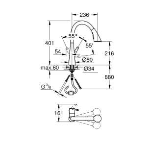 Смеситель Grohe Zedra 32294DC2