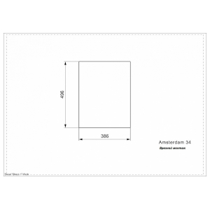 Кухонная мойка Reginox Amsterdam 34 Pure White