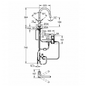 Смеситель Grohe Minta Touch 31358002