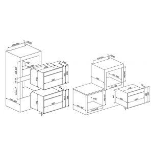 Электрический духовой шкаф Smeg SF4920MCN1