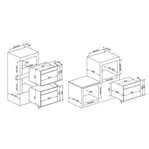 Электрический духовой шкаф Smeg SF4102MCN