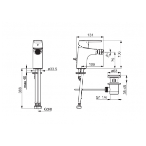 Смеситель Oras 3918F