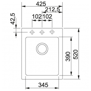 Кухонная мойка Franke MRG 610-42 Fragranite Ваниль