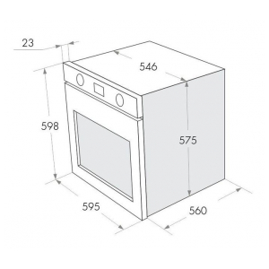 Электрический духовой шкаф Maunfeld MEOFE.676RWAS.TM